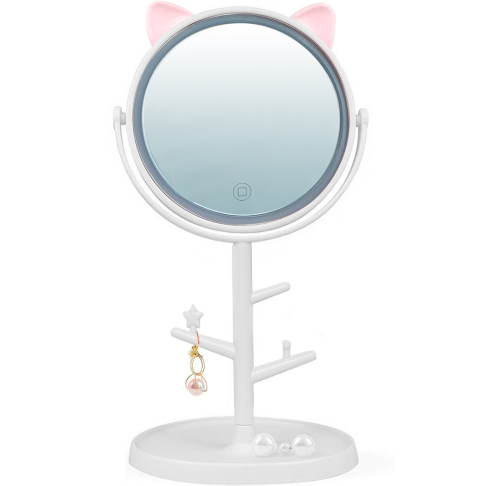 Specchio Make Up Cosmetico Luce LED da Tavolo...