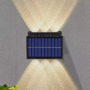 Lampada da Parete 6 LED con Pannello Solare 7W Luce Calda... 2