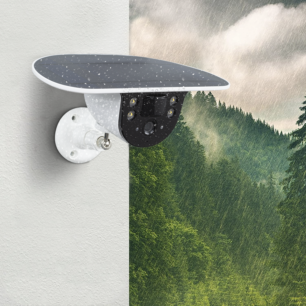 Telecamera Ricarica Solare Wi-Fi Per Esterni...