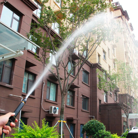 Ugello Tubo Flessibile Lavaggio Auto Pistola Acqua Spruzzatore Metallo a Getto