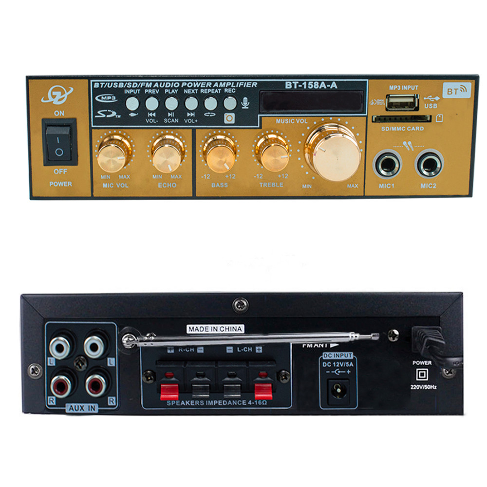 Amplificatore Karaoke Bluetooth Stereo HiFi MP3...