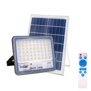 Faro LED Lampada Pannello Solare 200W 89398 Crepuscolare con Telecomando IP66