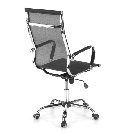 Poltrona Presidenziale RENZO Sedia Ufficio Schienale Alto a Rete con Braccioli