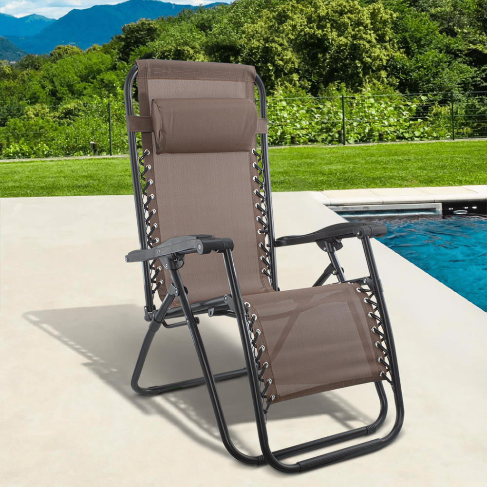 Set Bistrot Totò Piccinni - 2 Sedie Sdraio GRAVITY E Tavolino Pieghevole Textilene - Foto 9