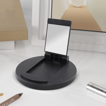 Supporto Cellullare Tablet da Tavolo Stand Pieghevole con Specchietto Portatile