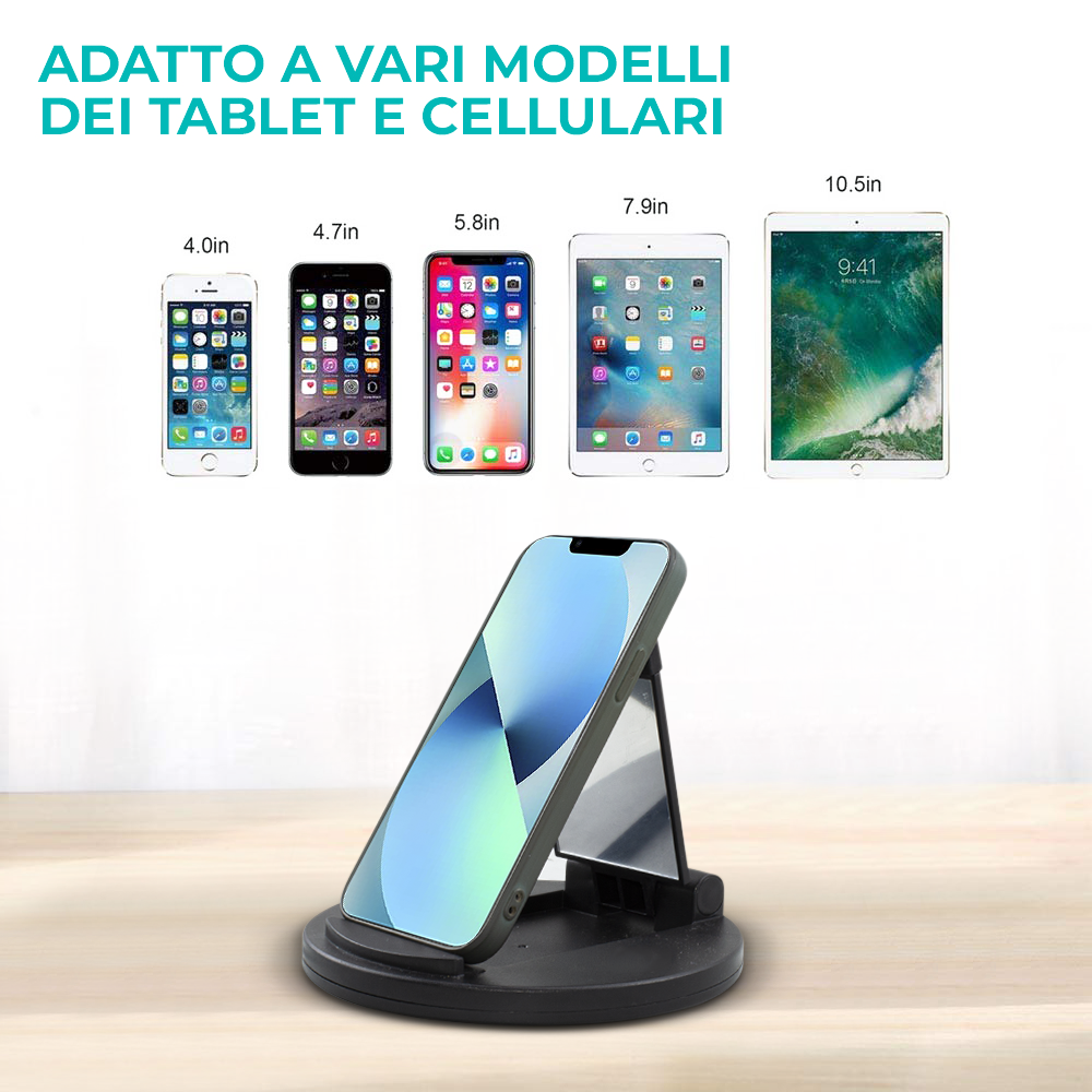 Supporto Cellullare Tablet da Tavolo Stand...
