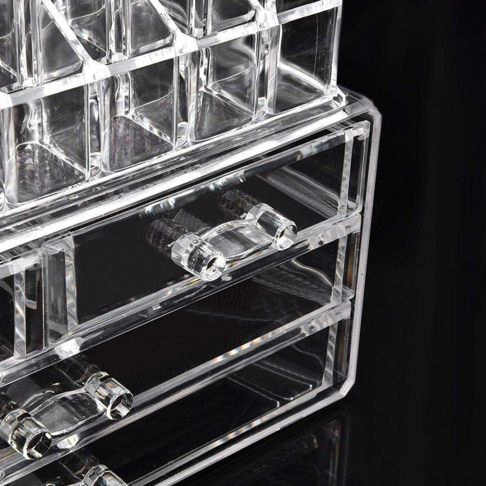 Organizer Trasparente Porta Trucco 20 Scomparti...