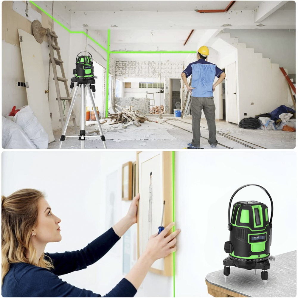 Livella Laser Autolivellante 360° Multilinea...