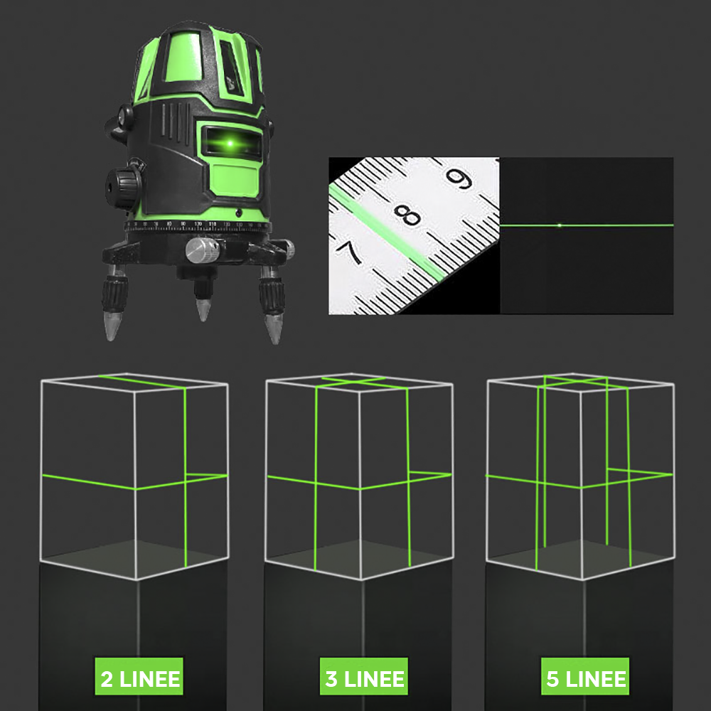 Livella Laser Autolivellante 360° Multilinea...