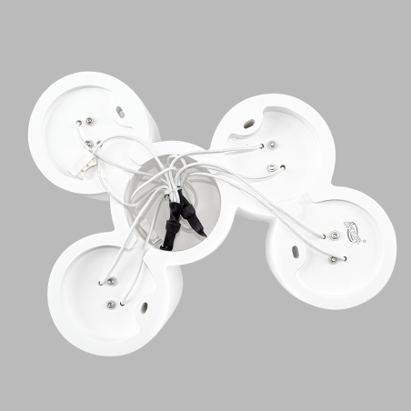 Applique Gesso da Parete GS-5027 Plafoniere 5 Cilindri Attacco GU10 Verniciabile