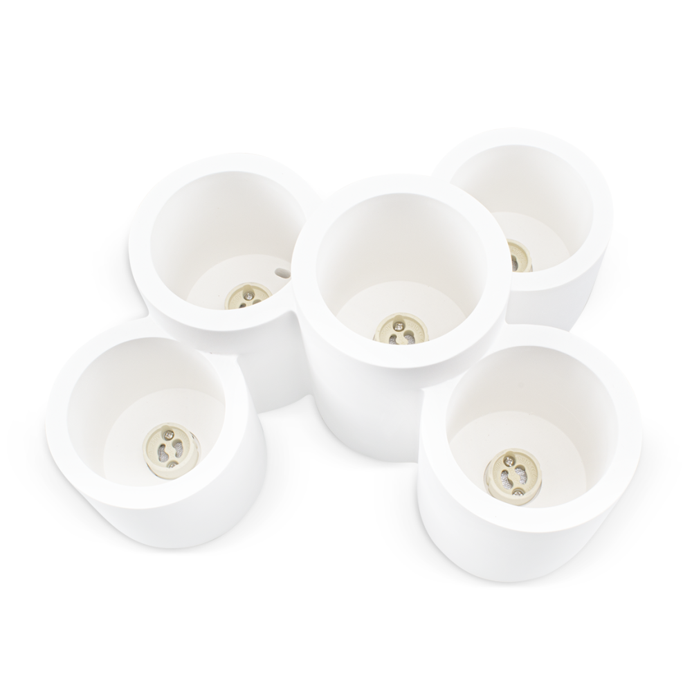 Applique Gesso da Parete GS-5027 Plafoniere 5...