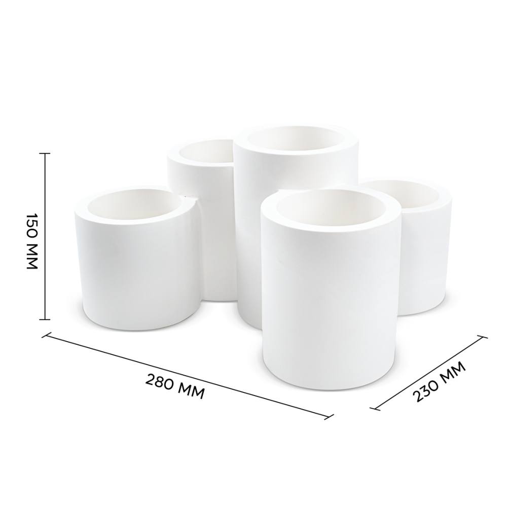 Applique Gesso da Parete GS-5027 Plafoniere 5...