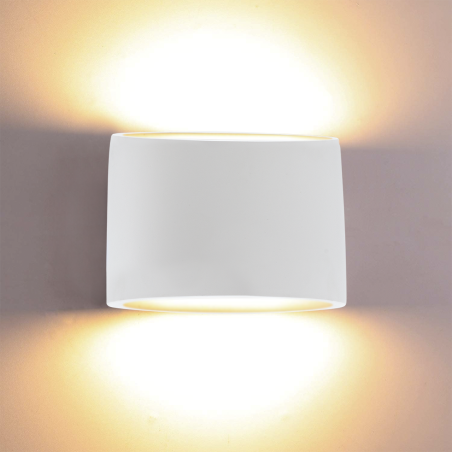 Applique Gesso Plafoniera GS-5016 Attacco G9 da Parete Doppia Emissione di Luce