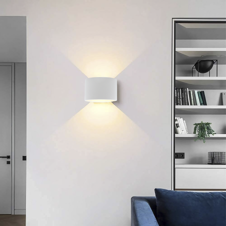 Applique Gesso Plafoniera GS-5016 Attacco G9 da Parete Doppia Emissione di Luce