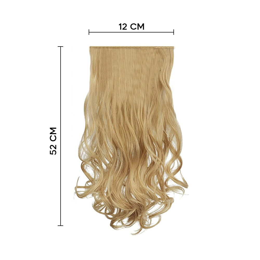 Extension 4 Clips Biondo Scuro Mossi Lunghi...