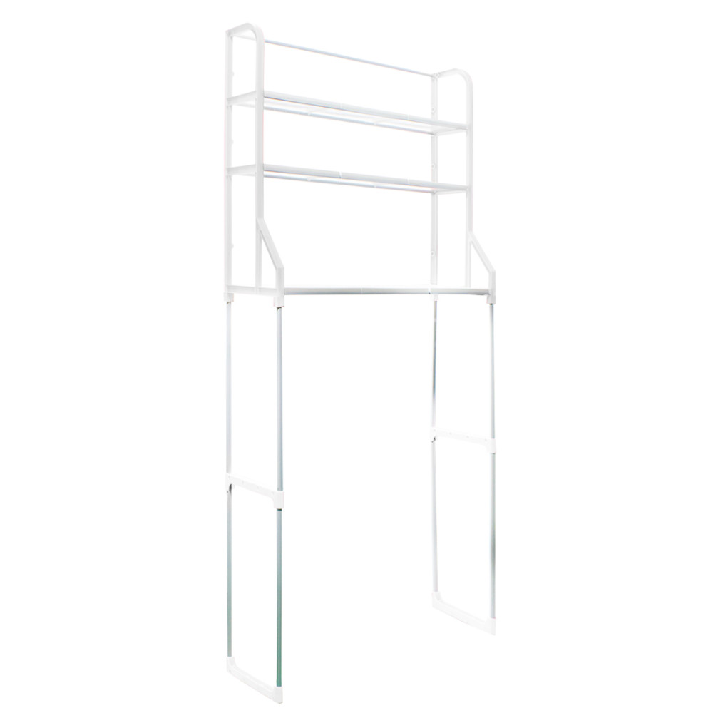 Scaffale Multifunzione Lavatrice Bagno Organizer Mensole Salvaspazio 67x23x151cm