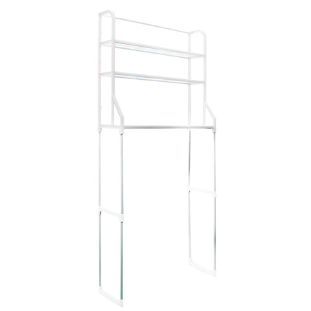 Over The Toilet Storage Spacesaver,Porta Detersivi Lavatrice,Scaffale  Multifunzione per Bagno Rack Mensole Salvaspazio, Organizer per Bagno, WC,  Bidet