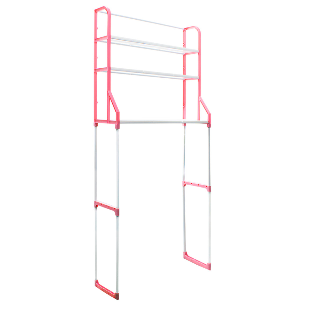 Scaffale Multifunzione Lavatrice Bagno Organizer Mensole Salvaspazio 67x23x151cm