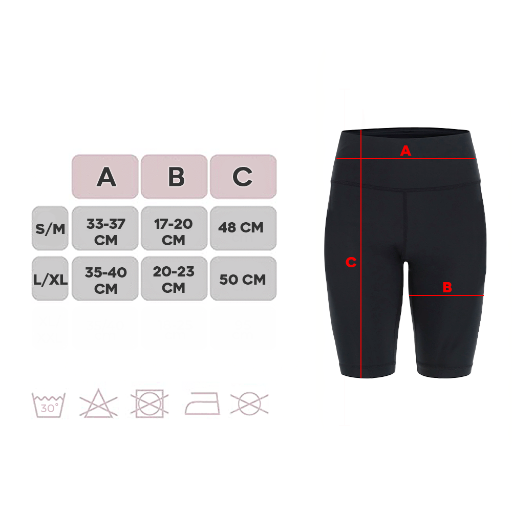 Pantaloncino Ciclista da Donna NERO Leggings...