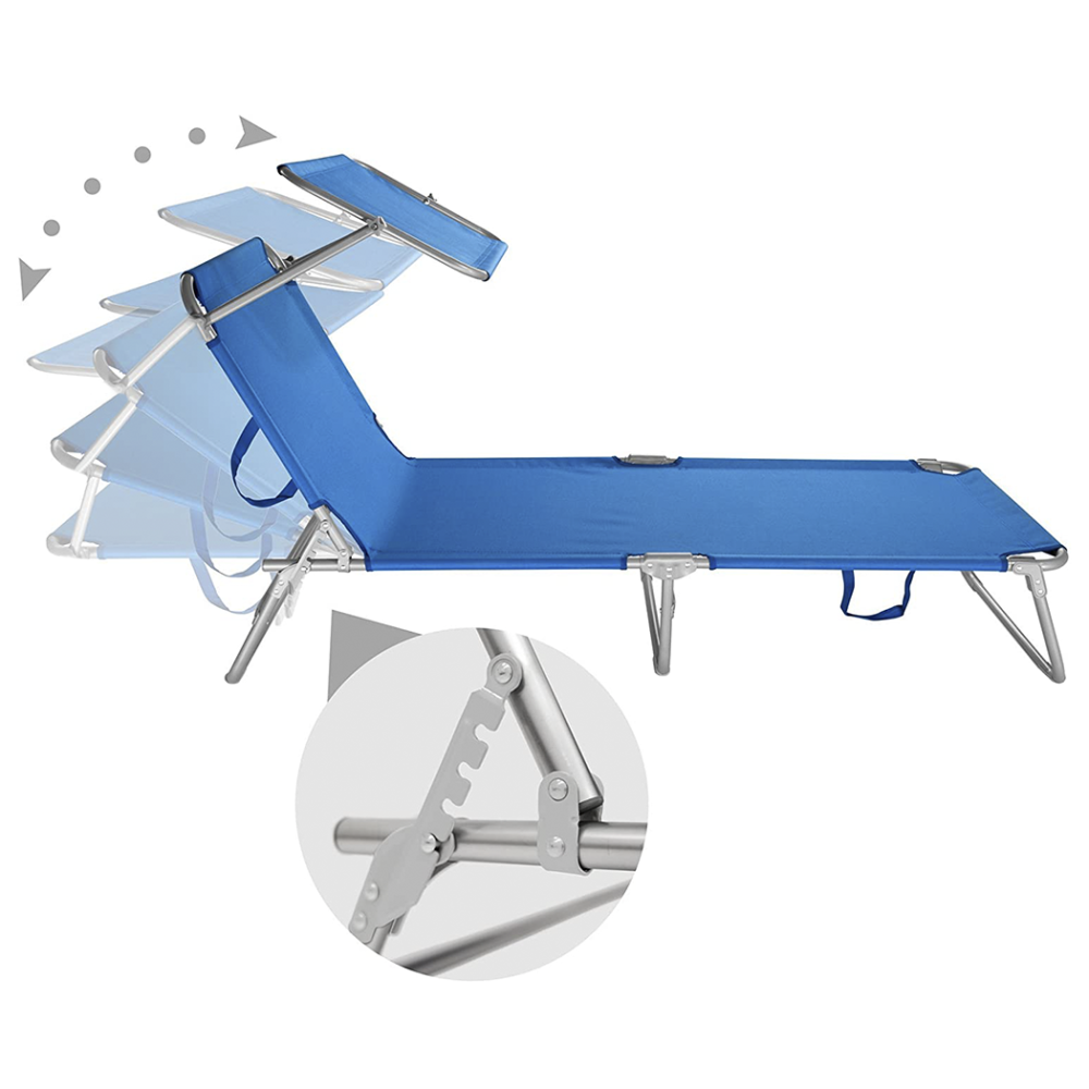 Lettino in Textilene 281012 Schienale...