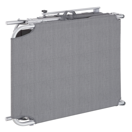 Lettino in Textilene 281013 Schienale Regolabile GRIGIO Tubo 18 mm con Parasole