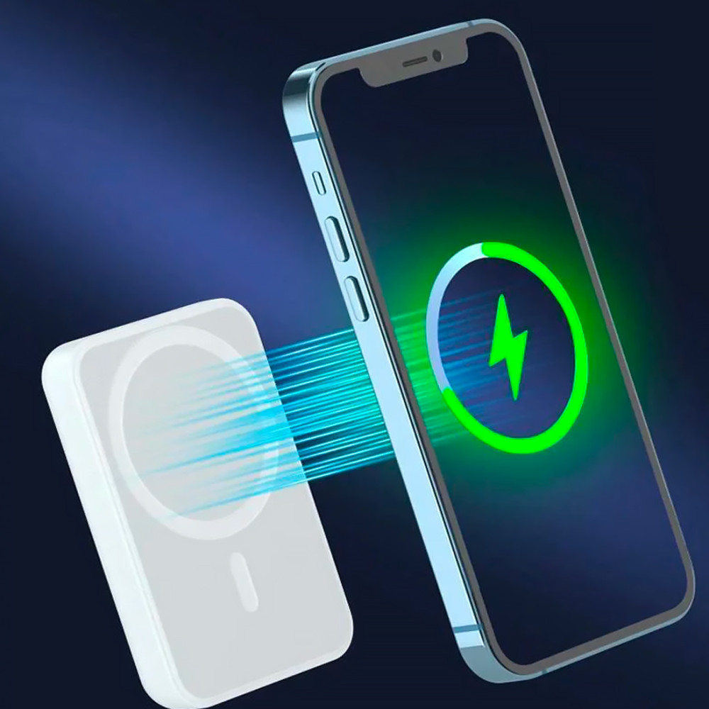 Powerbank Wireless Magnetico 5000mAh 5V per...