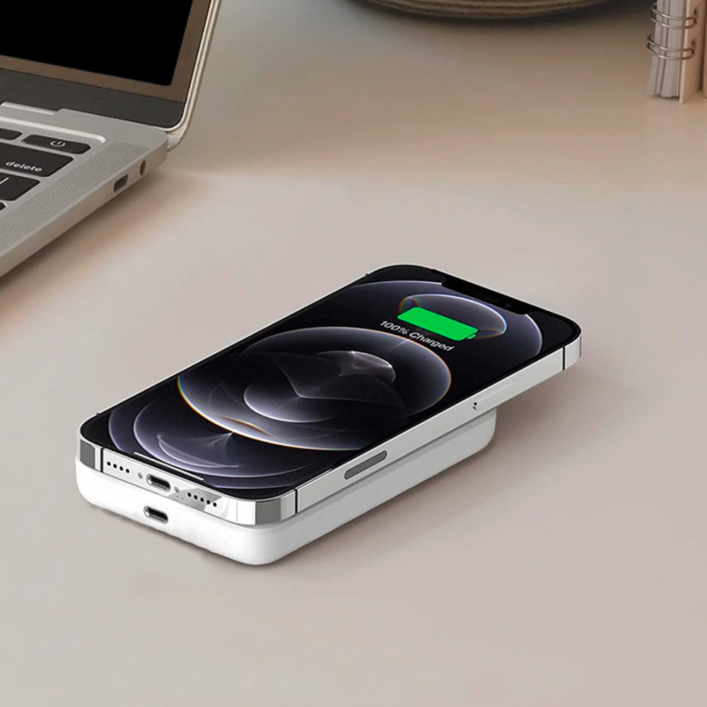 Powerbank Wireless Magnetico 5000mAh 5V per...