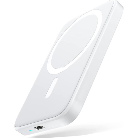 Powerbank Wireless Magnetico 5000mAh 5V per Smartphone Caricabatteria Portatile