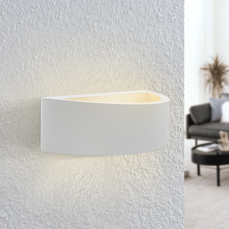 Applique Gesso Plafoniera GS-5035 da Parete Attacco G9 Doppia Emissione di Luce