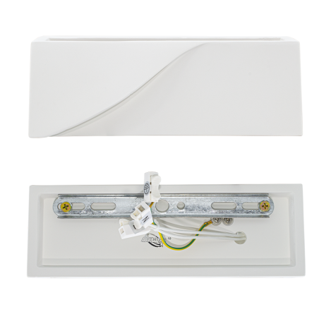 Applique Gesso Plafoniera GS-5045 da Parete Attacco G9 Doppia Emissione di Luce