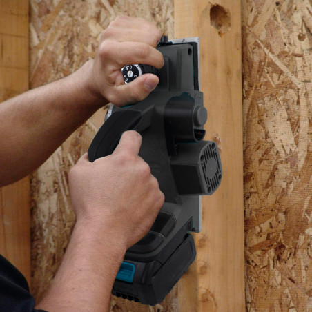 Piallatrice Cordless Senza Fili per Rasatura Legno 48V 15.000rpm Doppia Batteria