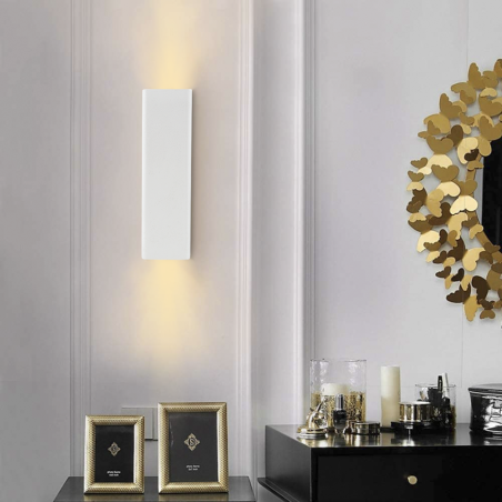Applique Gesso Plafoniera GS-5038 da Parete Attacco GU10 Doppia Emissione Luce