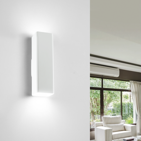 Applique Gesso Plafoniera GS-5038 da Parete Attacco GU10 Doppia Emissione Luce