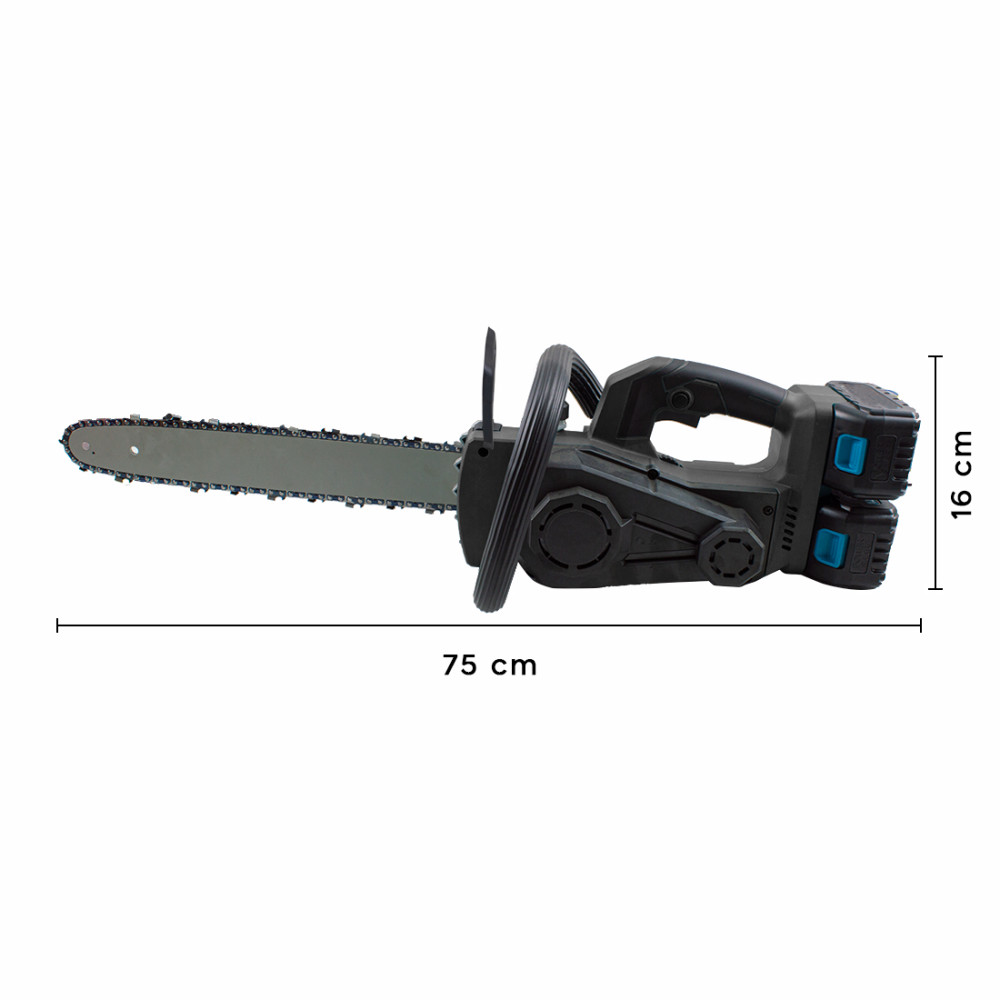 Motosega Doppia Batteria 21V Senza Fili...