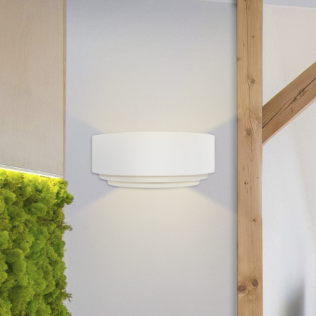 Applique Gesso Plafoniera GS-5041 a Parete Doppia Emissione Luce LED Attacco G9