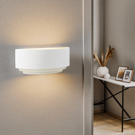 Applique Gesso Plafoniera GS-5041 a Parete Doppia Emissione Luce LED Attacco G9