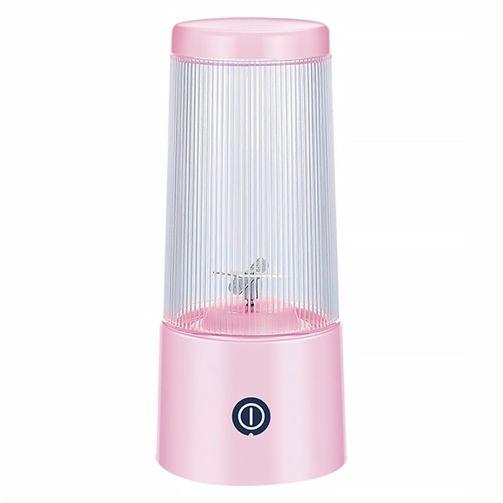 Image of Mini Spremiagrumi Portatile Ricaricabile Estrattore Mixer Frullatore da 300ml Rosa