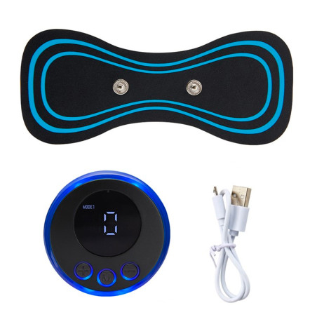 Mini Massaggiatore Cervicale Elettrico Ricaricabile Multiuso con 8 Modalità