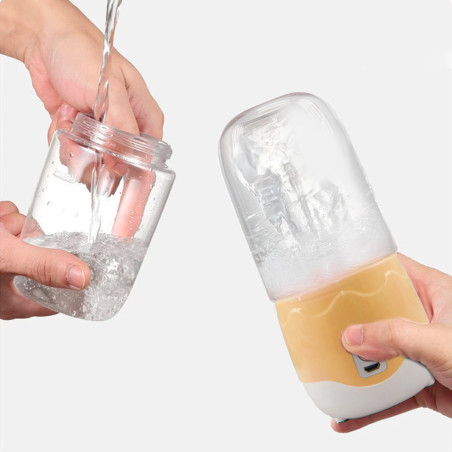 Mini Frullatore Portatile Spremiagrumi Elettrico Estrattore Ricaricabile 400ml