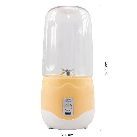 Mini Frullatore Portatile Spremiagrumi Elettrico Estrattore Ricaricabile 400ml