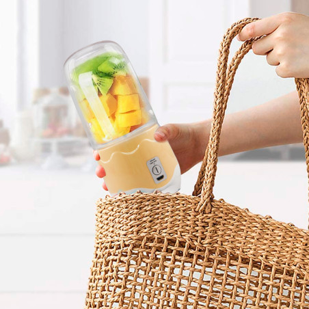 Mini Frullatore Portatile Spremiagrumi Elettrico Estrattore Ricaricabile 400ml