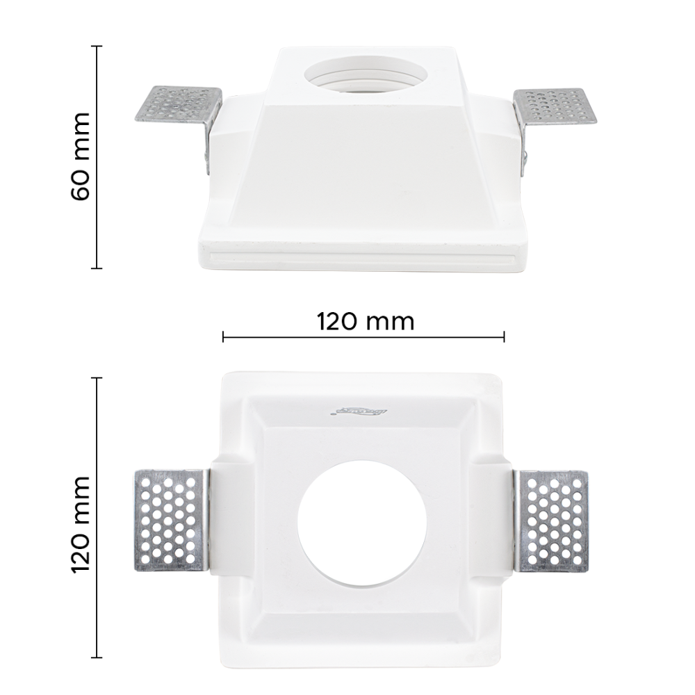 Portafaretto Gesso a Scomparsa GS-5006 Quadrato...