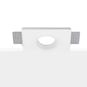 Portafaretto Gesso a Scomparsa GS-5011 Quadrato Bianco ad... 2