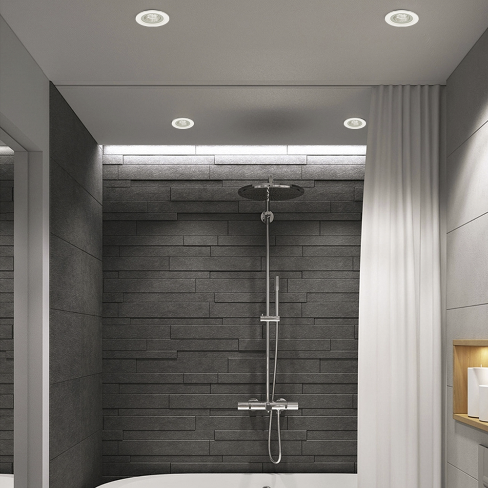 Portafaretto Gesso a Scomparsa GS-5009 Rotondo...