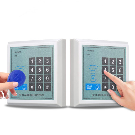 Kit Sistema di Serratura Apri Porta Meccanica Elettronica Controllo Accessi RFID