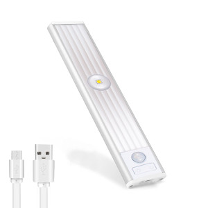 Striscia LED Magnetica Luce Intelligente 20cm Ricaricabile USB Sensore Movimento