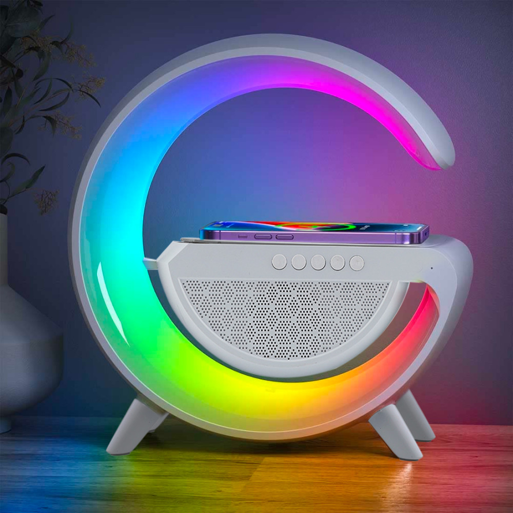 Lampada Ricarica Wireless LED Bluetooth 5.0 per...