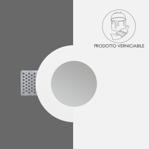 Portafaretto Gesso a Scomparsa GS-5002 Quadrato Bianco ad... 2