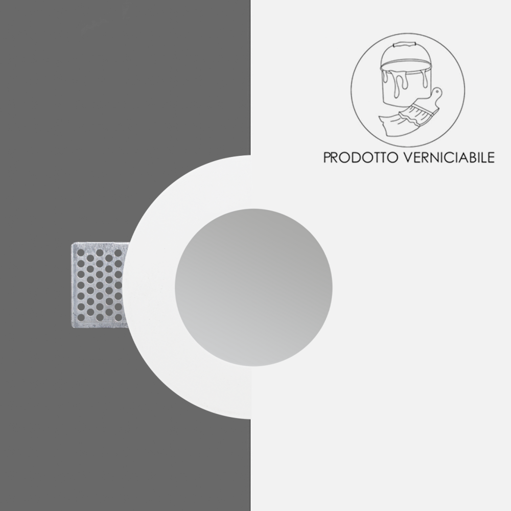 Portafaretto Gesso a Scomparsa GS-5002 Quadrato...