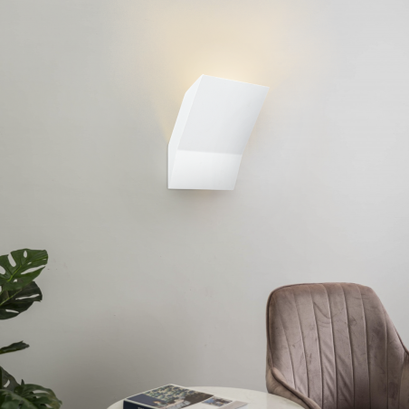 Applique Gesso Plafoniera da Parete GS-5033 Design Verniciabile Attacco G9 LED